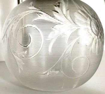Decanter per succo in cristallo e argento