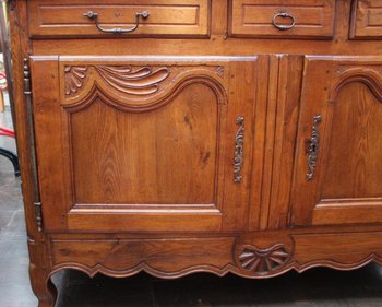 Louis XV Sideboard In Oak XVIII
