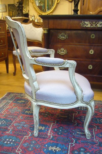 Pair De Cabriolets Louis XV