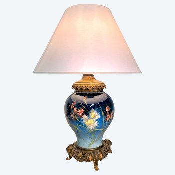 Lampada in terracotta Montigny sur Loing XIX secolo