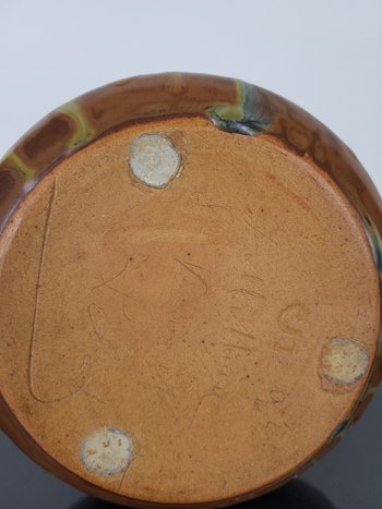 Vaso in gres - Ceramica di Puisaye - J-M. Maure e A. Lebret (1871-1955)