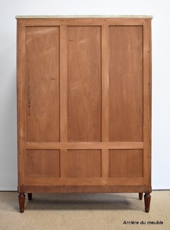 Vitrine Toutes Faces en Acajou massif, style Louis XVI – Fin XIXe