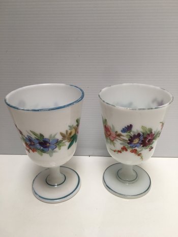 PAIRE DE VERRE SAINT LOUIS