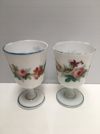 PAIRE DE VERRE SAINT LOUIS