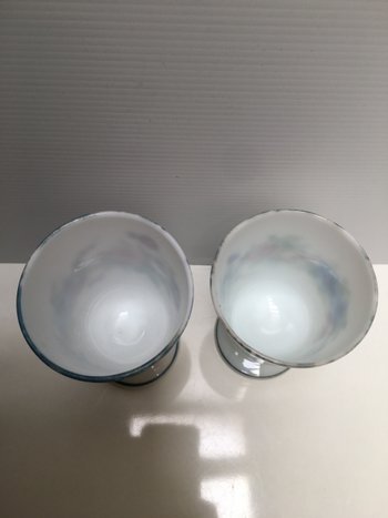 PAIRE DE VERRE SAINT LOUIS