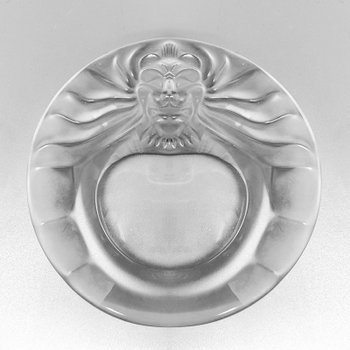 1970 Superbe ensemble de fumeurs par Lalique. Signé en bas. Fabriqué en France