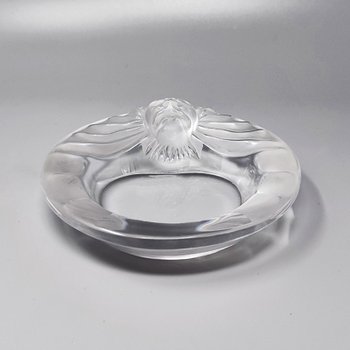 1970 Superbe ensemble de fumeurs par Lalique. Signé en bas. Fabriqué en France