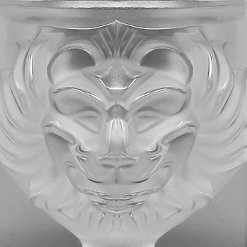1970 Superbe ensemble de fumeurs par Lalique. Signé en bas. Fabriqué en France