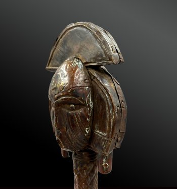 CLOCHE RITUALE - Cultura Mahongwe, Kota, Gabon nord-orientale - Prima metà del XX secolo
