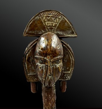 CLOCHE RITUALE - Cultura Mahongwe, Kota, Gabon nord-orientale - Prima metà del XX secolo