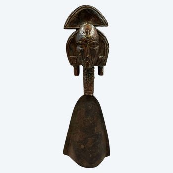 CLOCHE RITUALE - Cultura Mahongwe, Kota, Gabon nord-orientale - Prima metà del XX secolo