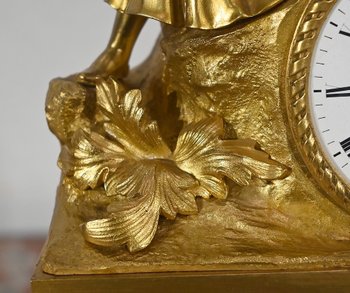 Gilt bronze clock, Napoleon III period - Mid 19th century