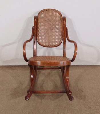 Kinder-Schaukelstuhl aus Buche, Maison Thonet - 1910