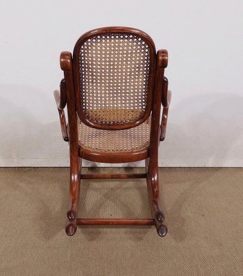 Kinder-Schaukelstuhl aus Buche, Maison Thonet - 1910