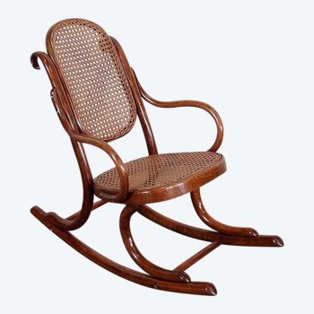 Child's Rocking Chair in Beech, Maison Thonet - 1910