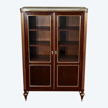 Mahogany bookcase, Louis XVI style - 2nd half XIXth century