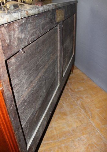 Commode fin XVIII en acajou Louis XVI