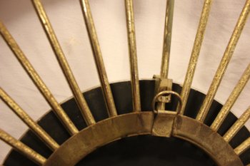 Mirror Sun Year 50 Metal Gold 60 X 60 Cm