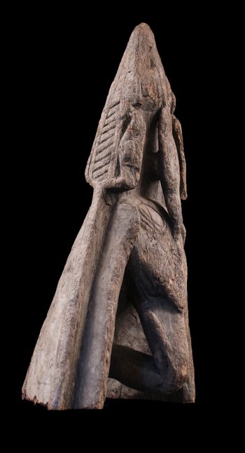 Proue de pirogue, art océanien, art tribal, art traditionnel, Papouasie Nouvelle Guinée, Océanie