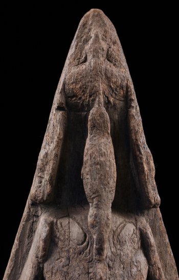 Proue de pirogue, art océanien, art tribal, art traditionnel, Papouasie Nouvelle Guinée, Océanie