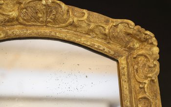 Mirror in gilded wood Louis XIV XVIIth century