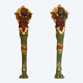  Pair of important Trapezophorums XIXth century