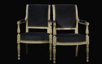 Paire de fauteuil Directoire  XVIIIème siècle 