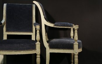 Paire de fauteuil Directoire  XVIIIème siècle 