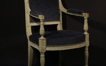 Paire de fauteuil Directoire  XVIIIème siècle 