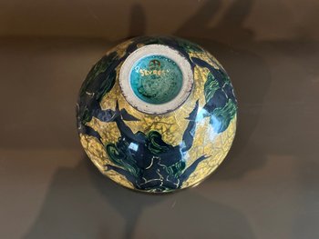 Jean Mayodon (1893 - 1967), Coupe Décor à  l'Antique En Céramique Emaillée Sèvres