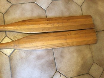Paire de rames anciennes 