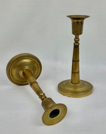 Pair of candlesticks XIXth century