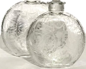 Toilettengarnitur aus Baccarat-Kristall 1940
