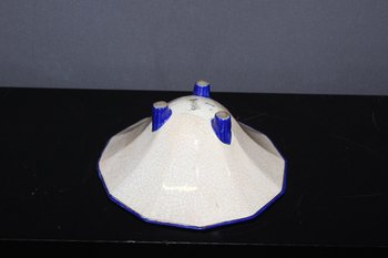 Tazza in smalto Art Déco di Longwy, 1930 circa