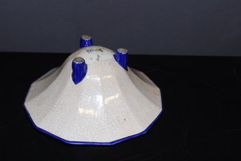 Tazza in smalto Art Déco di Longwy, 1930 circa