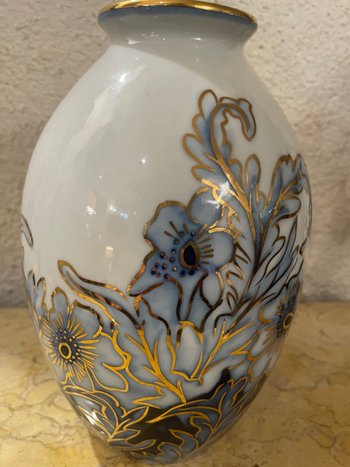 Vase Limoges-Porzellan C. Tharaud