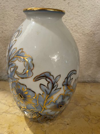 Vase Limoges-Porzellan C. Tharaud