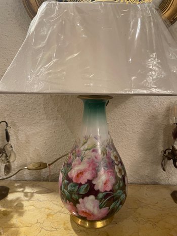 Lampe Limoges-Porzellan