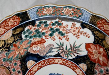Plat Japonais en Porcelaine d’Arita – Fin XIXe