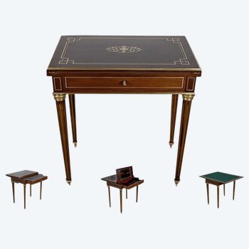 Petite Table à Système, style Louis XVI – 2ème partie XIXe