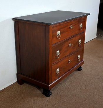 Petite Commode en Acajou de Cuba, Retour d’Égypte Empire – Début XIXe