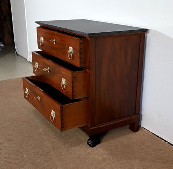 Petite Commode en Acajou de Cuba, Retour d’Égypte Empire – Début XIXe