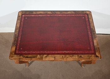 Table Bureau en Noyer, style Louis XV – Milieu XIXe