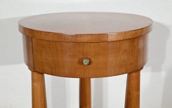 Paire de petits Guéridons en Merisier, style Empire – Milieu XXe