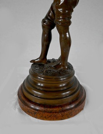 Important "Retour des Vendanges" Regulator, by A. Moreau - End of XIXth century
