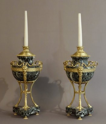  Pair Of Reversible Cassolettes Louis XVI XIXth century
