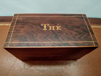 Boîte  thé, tea caddy.