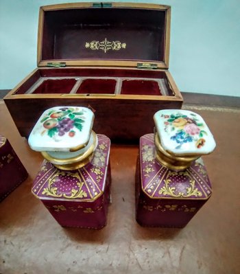 Boîte  thé, tea caddy.