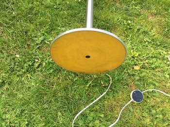 Arc Stainless Steel Floor Lamp Italy Circa 70