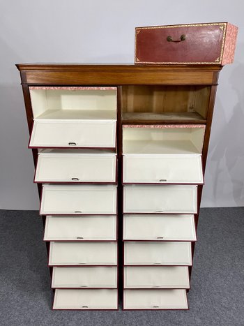 Mahogany empire notary box